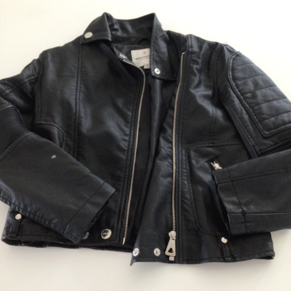 Black Leather Jacket, Medium, Urban Republic